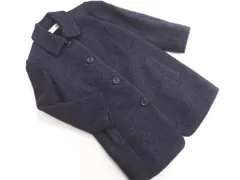 CHRISTIAN AUJARD クリスチャンオジャール ウール混 コート size9AT/紺 ◇■ レディース