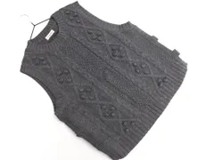 SM2 サマンサモスモス ウール混 ニット ベスト sizeF/グレー ◇■ レディース