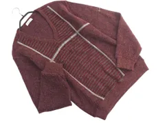 arnold palmer アーノルドパーマー ウール混 Vネック ニット セーター sizeM/ボルドー ◇■ メンズ