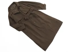 CLASSICAL ELF クラシカルエルフ スタンドカラー トレンチ コート sizeL/茶 ◇■ レディース