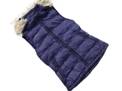 GAP ギャップ ナイロン 中綿ベスト sizeXXS/紺 ◇■ レディース