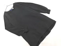 SHIPS シップス オーバーサイズ スウェット チュニック ワンピース sizeONE/黒 ◇■ レディース