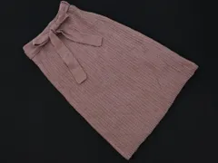 ROYAL PARTY ロイヤルパーティー ウエストリボン ニット タイト スカート sizeF/ピンク ◇■ レディース