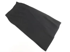 nano universe ナノユニバース ニット スリット ロング スカート size36/黒 ◇■ レディース