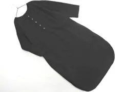 SM2 サマンサモスモス 裏起毛 スナップボタン ワンピース sizeF/黒 ◇■ レディース