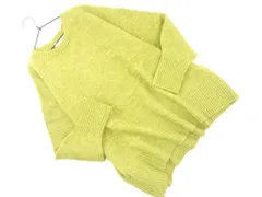 simplicite シンプリシテェ ニット セーター 黄緑 ◇■ レディース