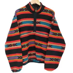ウールリッチ WOOLRICH 90s  USA製 ネイティブ柄 フリースジャケット メンズ import：M 