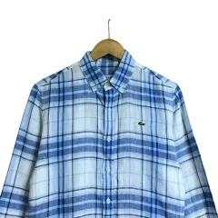 LACOSTE ラコステ リネン デイリー チェック シャツ