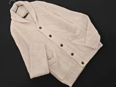 URBAN RESEARCH アーバンリサーチ ウール混 ショールカラー ニット カーディガン size38/オフホワイト ◇■ レディース