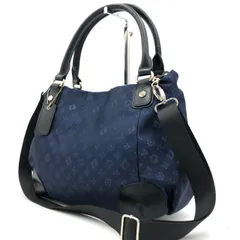 レノマ 2WAY ハンドバッグ ショルダーバッグ モノグラム ネイビー 紺 斜め掛け