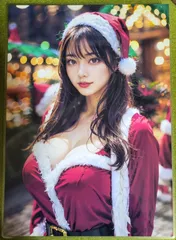 AI　イラストアートポスター　写真　A4サイズ　ラミネート加工　美女　美人　グラビア　セクシー　コスプレ　006