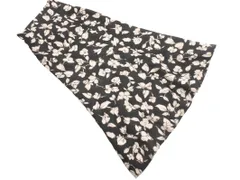 NATURAL BEAUTY BASIC ナチュラルビューティーベーシック 花柄 マキシ スカート sizeS/黒 ◇■ レディース