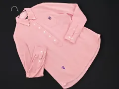 PEARLY GATES パーリーゲイツ 長袖 ボタンダウン ポロシャツ size1/ピンク ◇■ レディース