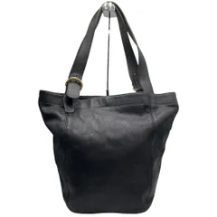 美品　COACH オールドコーチ　トートバッグ　肩掛け　USA製　レザー　黒