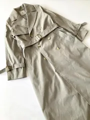 美品■Rope Picnic ロペピクニック  定価12100円 コットンライク ロング  トレンチ コート size38/グレー◇■レディース