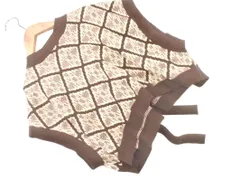 BEAMS HEART ビームスハート バックオープン ニット ベスト ブラウン ◇■ レディース