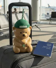 【韓国スタバ】2025 限定 Bearista Glass ColdCup 591ml