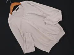 COMME CA ISM コムサイズム ニット カーディガン sizeM/グレー ◇■ レディース