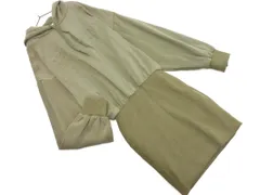 EGOIST エゴイスト エンボス加工 リブスカート パーカー ワンピース カーキ ◇■ レディース