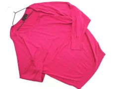 UNTITLED アンタイトル シルク混 チュニック ニット セーター size2/ピンク ◇■ レディース
