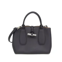 ロンシャン(Longchamp) ROSEAU ロゾ S 10095 HPN レディース レザー ハンドバッグ,ショルダーバッグ ダークパープル