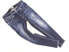 RODEO CROWNS ロデオクラウンズ スキニー デニムパンツ size25/紺 ■■ レディース