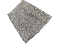 23区 ウール混 総柄 Aライン 台形 スカート size34/黒ｘグレー ◇■ レディース