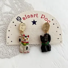 送料無料　パルナートポック　Palnartpoc 招き日和ピアス 招き猫 縁起物　ねこ　ネコ　猫　キャット