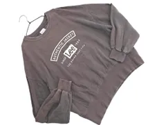 Lee リー プリント トレーナー スウェット sizeM/チャコール ◇■ レディース