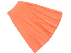COUP DE CHANCE クードシャンス スウェード調 ロング スカート size34/オレンジ ◇■ レディース