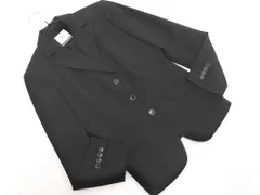 KUMIKYOKU 組曲 ウール100% テーラード ジャケット size3/黒 ◇■ レディース