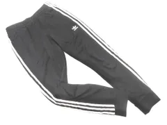 adidas アディダス ロゴ 刺 トラック パンツ sizeS/黒 ■■ レディース