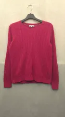 337 トミーヒルフィガー ケーブル ニット ピンク