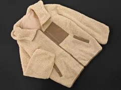 CLASSICAL ELF クラシカルエルフ ボア フード ジップアップ ジャケット sizeM/ベージュ ◇■ レディース