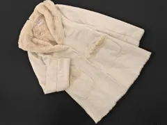 Ray Cassin レイカズン フェイクファー フード コート sizeF/ベージュ ◇■ レディース