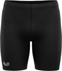 バタフライ Butterfly 卓球 エアメル スパッツ インナー アンダー タイツ ショート メンズ レディース 男性 女性 吸水 速乾 伸縮 トレーニング 部活動 クラブ サークル 練習 日本製  52440 278 ブラック