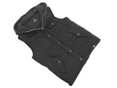 AZUL BY MOUSSY アズールバイマウジー フード 中綿ベスト sizeS/黒 ◇■ メンズ