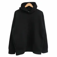 エディフィス EDIFICE × パリサンジェルマン PSG 22年 コラボ FAKE.S HOODY フェイクスウェード パーカー フーディ エンボスロゴ 黒 ブラック L