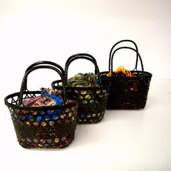 新品 かごバッグ 選べる3種 竹バッグ 巾着 浴衣バッグ レディース