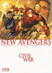【中古】海外コミック ≪アメコミ≫ 特典付)冊子付)限定)ニューアベンジャーズ：シビル・ウォー ダブルカバー付(ペーパーバック) / ブライアン・マイケル・ベンディスのサムネイル