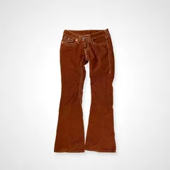TRUE RELIGION トゥルーレリジョン / コーデュロイブーツカットパンツ ブラウン SIZE：W26