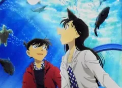 【中古】クリアファイル 新一＆蘭(春4) A4クリアファイル 「名探偵コナンプラザ」