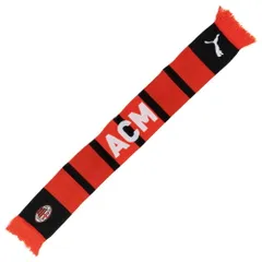 プーマ PUMA ACミラン ESS スカーフ セリエA サッカー 応援グッズ マフラー AC MILAN オフィシャル 054815 -