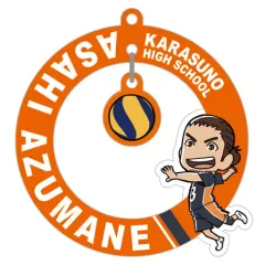 【中古】キーホルダー・マスコット(キャラクター) 東峰旭 「ハイキュー!! 烏野高校 VS 白鳥沢学園高校 ゆらゆらアクリルスタンドキーチェーン Ver.A」