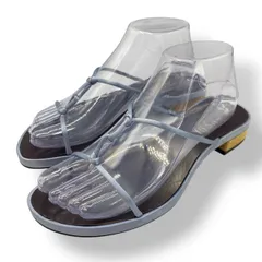 未使用品 GUCCI グッチ サンダル ストラップ フラット ブルー サイズ37 MKUT2-1