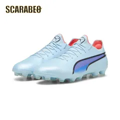 【在庫処分セール】プーマ サッカースパイク キング アルティメット HG/AG シルバースカイ メンズ 土・人工芝用 BREAK THROUGH PACK 軽量コントロールモデル 107564-02 25.0