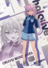 【中古】クリアファイル 猫又おかゆ オリジナルA4クリアファイル 「バーチャルYouTuber ホロライブ×ローソン」 対象商品購入特典