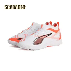 プーマ ジュニア ウルトラ 5 マッチ TT + MID JR プーマホワイト　108352-01 フットサルシューズ 靴 フットサル スパイク 室内 屋外 軽量 グリップ力 おすすめ 履き心地 人気ランキング 子供用 大人用 24.5