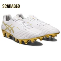 ASICS アシックス サッカー 取替式 スパイク DSライト X-FLY プロ ST ホワイト×リッチゴールド 1101A026-122 DS LIGHT X-FLY PRO ST ホワイト×リッチゴールド 24.5
