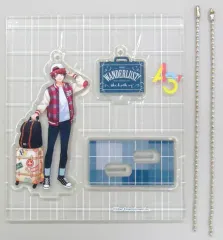 【中古】キーホルダー・マスコット(キャラクター) 佐久間咲也 スタンドアクリルキーホルダー 「A3!(エースリー)」 アニメイトガールズフェスティバル2017グッズ